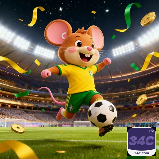 Imagem de apostas esportivas no Brasil, destacando a confiança e a experiência premium da 34c. - 34c