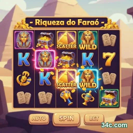 Cassino ao vivo no celular com interface mobile 34c.com